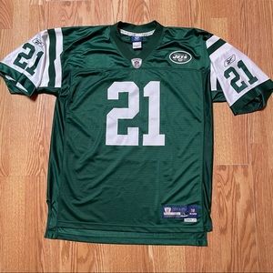LaDANIAN TOMLINSON New York Jets Stitched Reebok Green jersey Large HOF